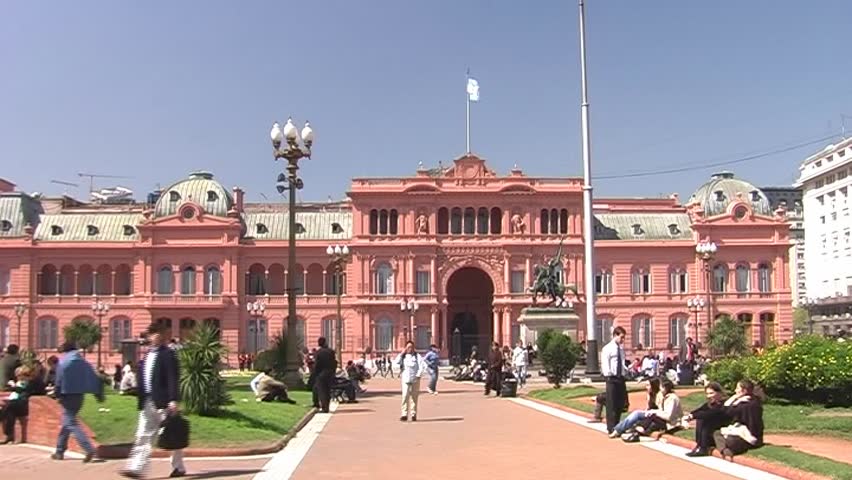 casa rosada government building plaza de Stock Footage Video (100% Royalty-free) 161761 | Shutterstock