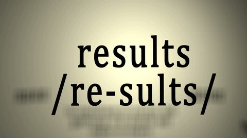 Definition: Results