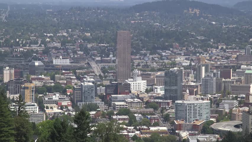 Pan Of Portland Oregon From Pittock Mansion For 15 Seconds
 Royalty-Free Stock Footage #16228468