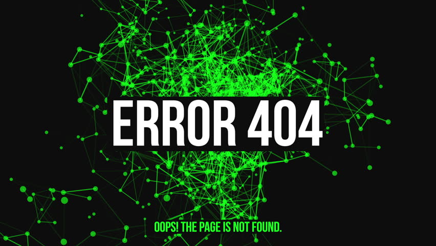 network error 404 not found