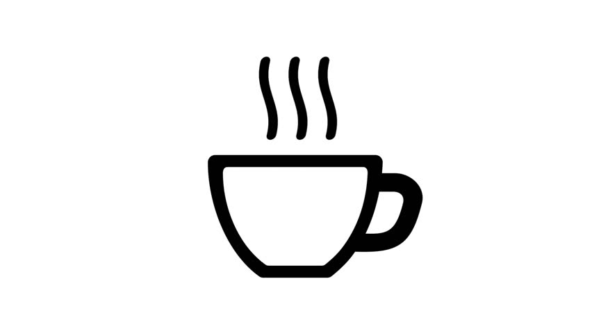 animation cup hot tea coffee drawing Stock-video (100 % royaltyfri) 1623694...
