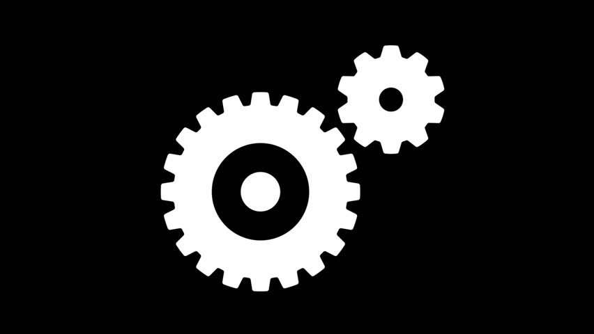 animation rotation gears hand drawing style Stock Footage Video (100% ...