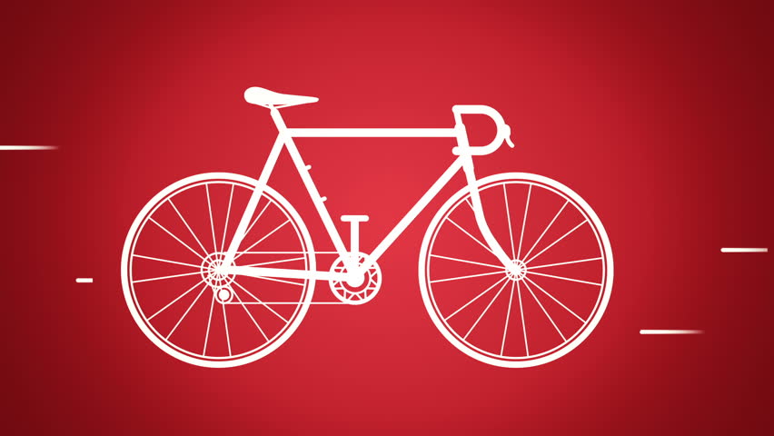 Animation of Fast Ride Bicycle Stock-video (100 % royaltyfri) 16237363 Shut...