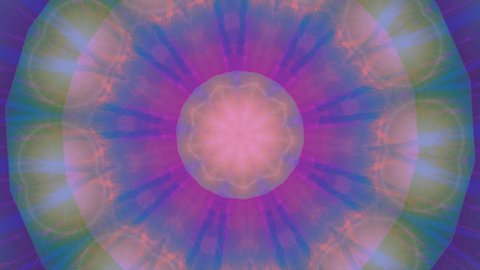 Colorful Kaleidoscopic Video Background Colorful kaleidoscope pattern pattern Rainbow circle design kaleidoscope flower. Or for events, yoga, india, arabic, mandala, fractal animation,  mandala prism – Video có sẵn