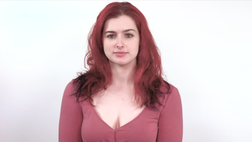 Portrait of a happy young red headed woman (3)