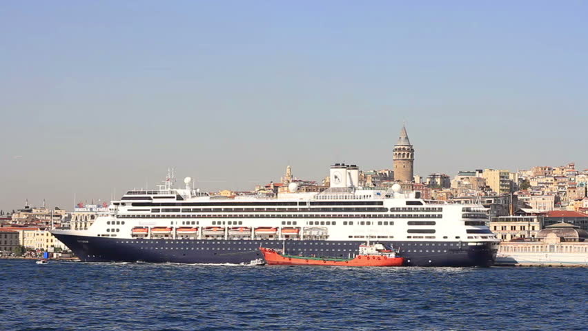 ISTANBUL - OCTOBER 6: Cruise Ship Rotterdam docked in port on October 6, 2011 in