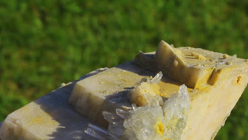 Crystal dolomite with quartz -variants 5