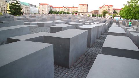 BERLIN - JUNE 27: Holocaust Memorial on June 27, 2011 in Berlin. 