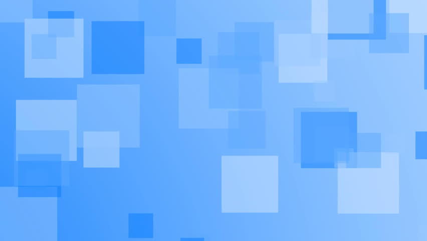 Blue squares background, infinite loop