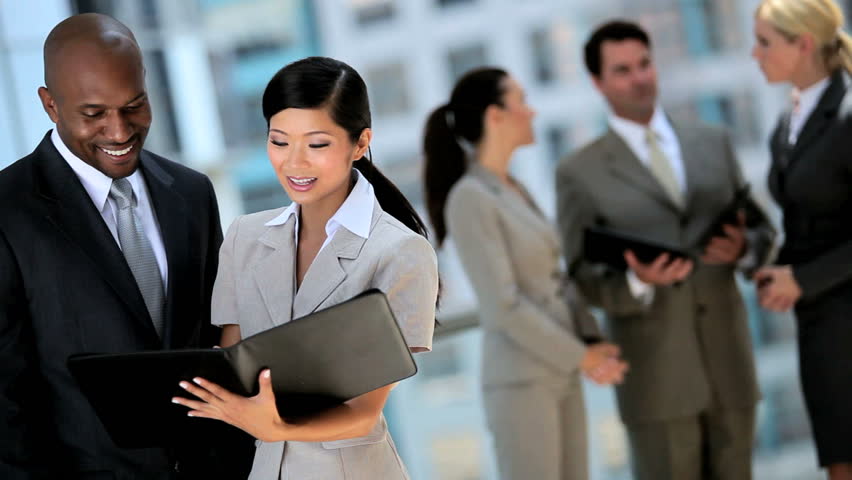 young business executives work portfolios Stock Footage Video (100%  Royalty-free) 1632007 | Shutterstock