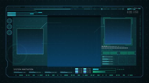 Digital Display Interface Technology Graph Computer Stock Footage Video ...