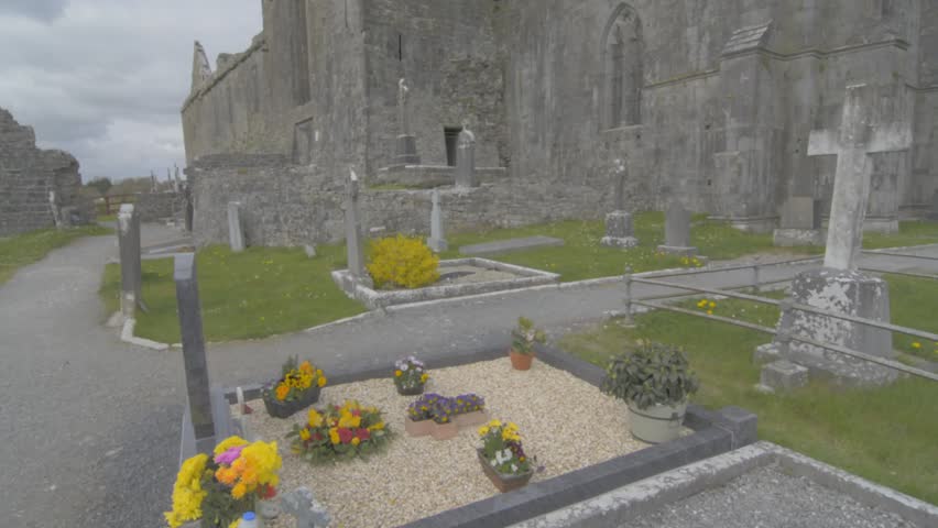 famous irish landmark, quin abbey, county clare, ireland