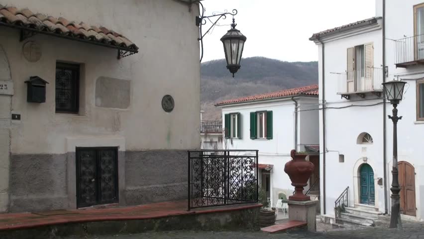 Ancient town of Forli del Sannio, a small town of the province of Isernia, Molise Italy