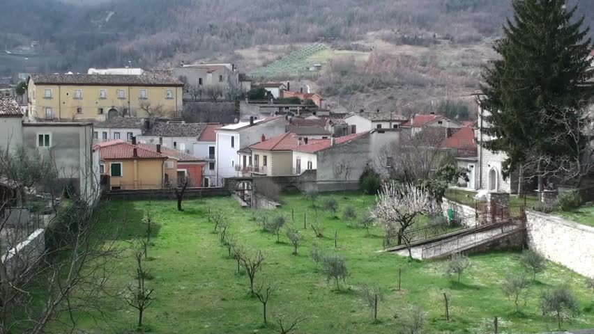 Ancient town of Forli del Sannio, a small town of the province of Isernia, Molise Italy