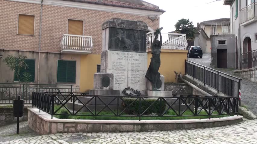 Ancient town of Forli del Sannio, a small town of the province of Isernia, Molise Italy
