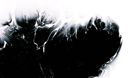 High quality motion animation representing swirling dark liquids and shadows.