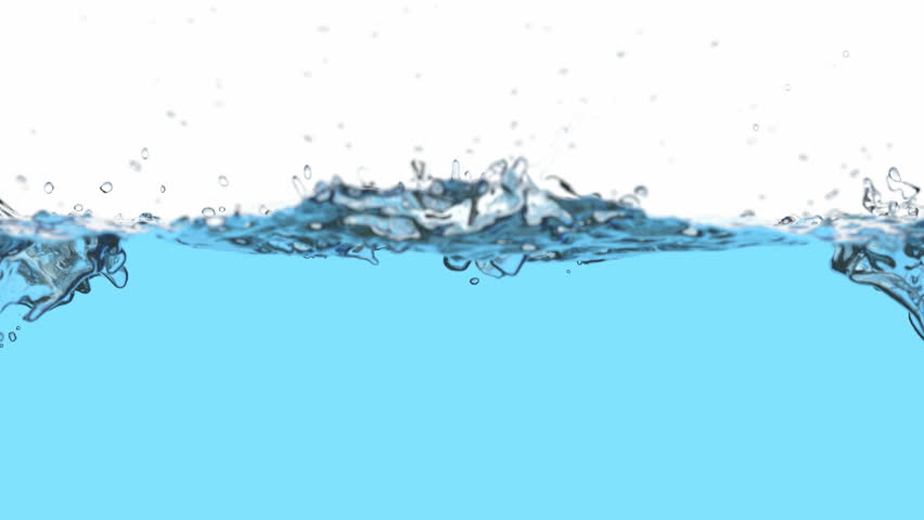 Water filling. Всплеск воды покадрово. Water filled comment 3d.