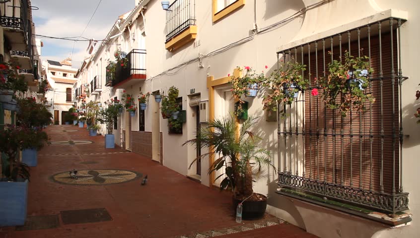 Traditional spanish city, Estepona, Andalusia