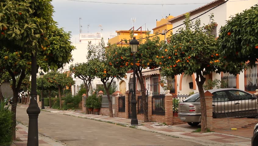 Traditional spanish city, Estepona, Andalusia