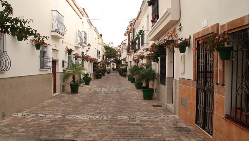 Traditional spanish city, Estepona, Andalusia