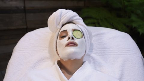 facial scrub face mask sea weed spa cucumber massage asian