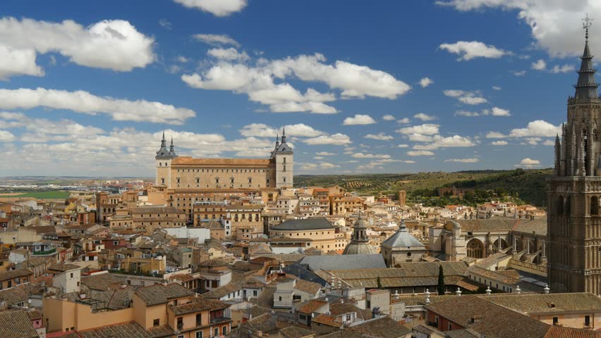 Ancient city Toledo in Castilla la Mancha