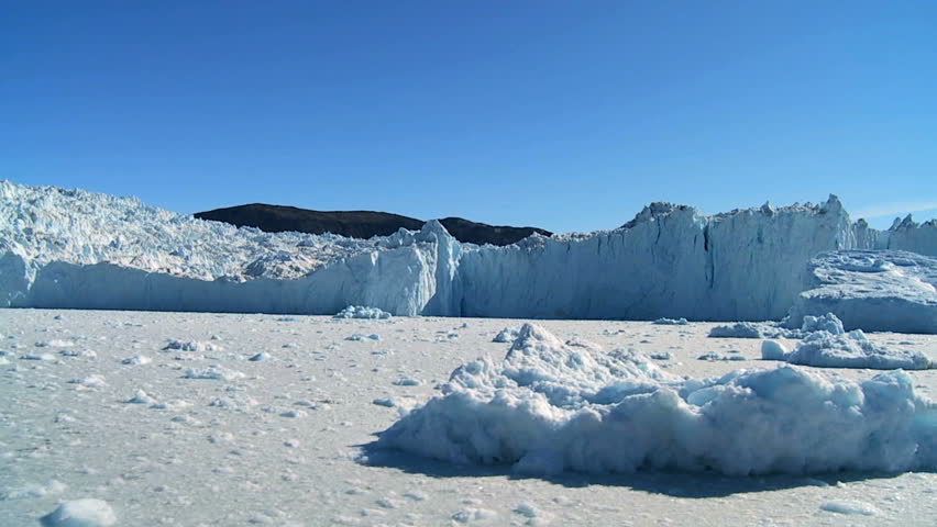 Arctic Glaciers & Frozen Sea Royalty-Free Stock Footage #1640791