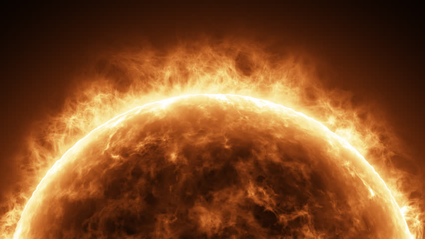 Close up of Sun Surface Stock Footage Video (100% Royalty-free