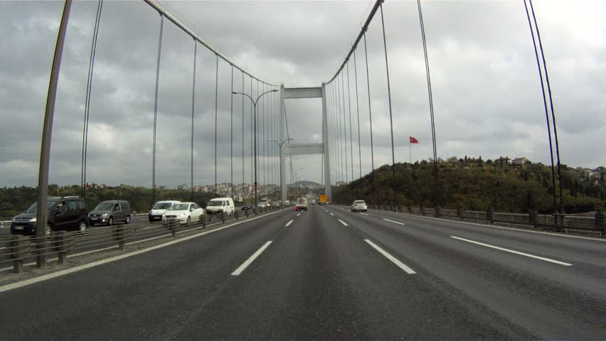 Istanbul Bosporus Bridge-from europe to asia