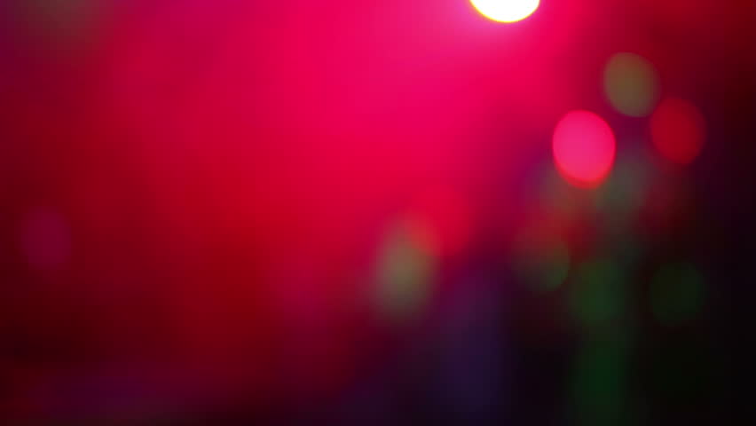 Colorful, abstract lights at a concert.