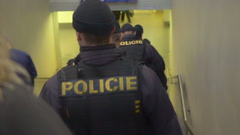 Police Squad Rushing Crime Scene Responding Stock Footage Video (100% ...