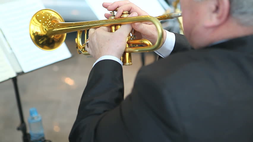 man playing trumpet jazz