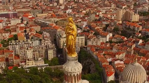 Marseilles Church Drone footage