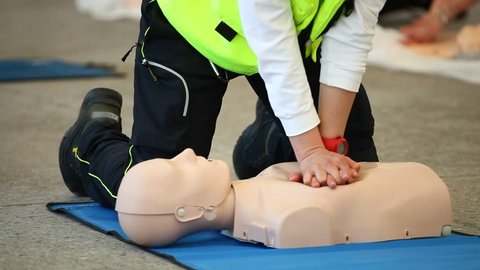 First Aid Cardiopulmonary Resuscitation, How to do the CPR Technique.