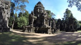 Cambodia - Nov 10: 4K UHD video of Preah Khan Temple, Angkor, Siem Reap, Cambodia. November 10, 2015