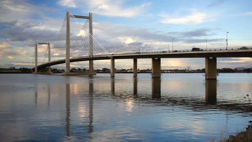 Benton Franklin Inter-county Bridge Columbia River Kennewick Washington