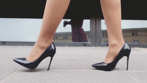 Sexy Woman Legs In Black Stock Footage Video 100 Royalty Free Shutterstock