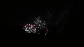 The holiday fireworks, devoted to Day of the Victory on May, 9th, 2016, Russia