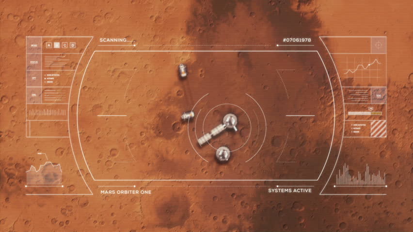 Mars Base from Orbit