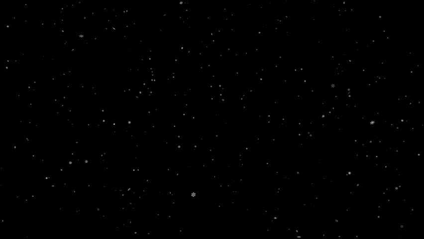 Snowing background - loopable cg animation 02