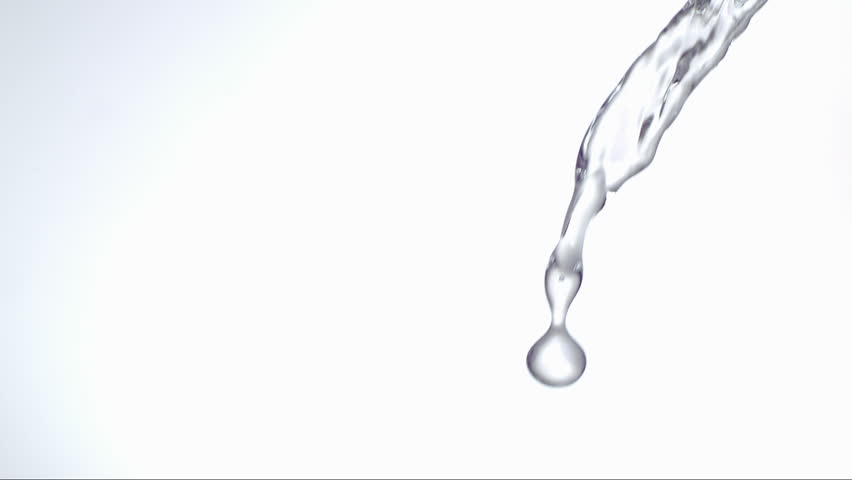 water falling in slow motion