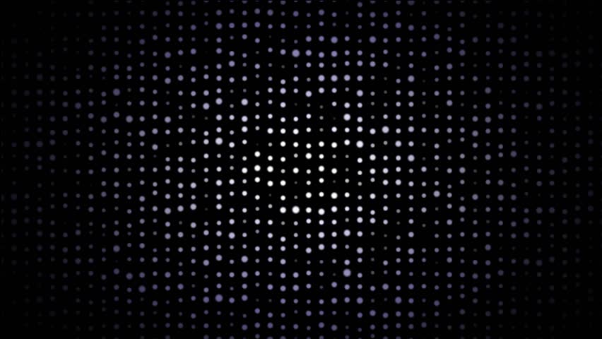 Black Background Dots / Tiny White Dots Dancing Black Background Video