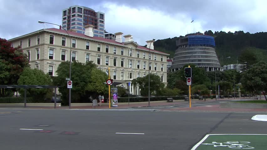 Wellington Government building in New Zealand