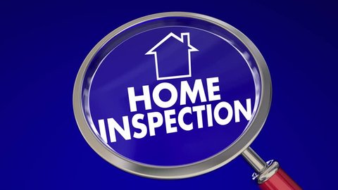 Home Inspection Magnifying Glass House Safety Check 3d Animation