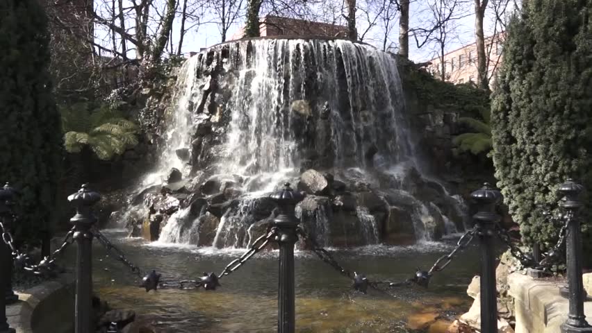 Water fall in Dublin Ireland