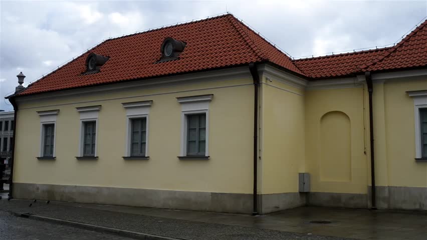 Town Hall in Bialystok - late baroque building situated in the Market Kosciuszko in Bialystok, built between 1745-1761 with clock tower founded by Jan Klemens Branicki designed by Jan Henryk Klemm.