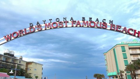 Famous Daytona Beach Entrance sign