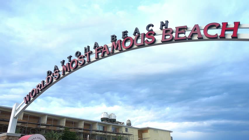 Famous Daytona Beach Entrance sign