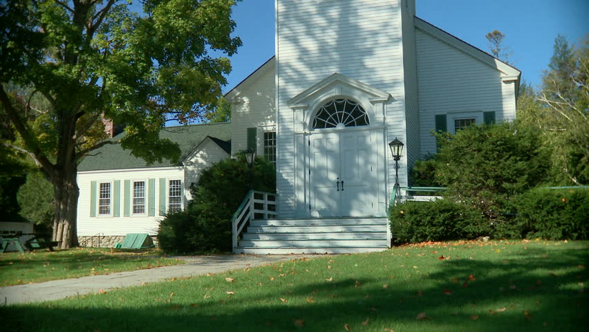 White church in country