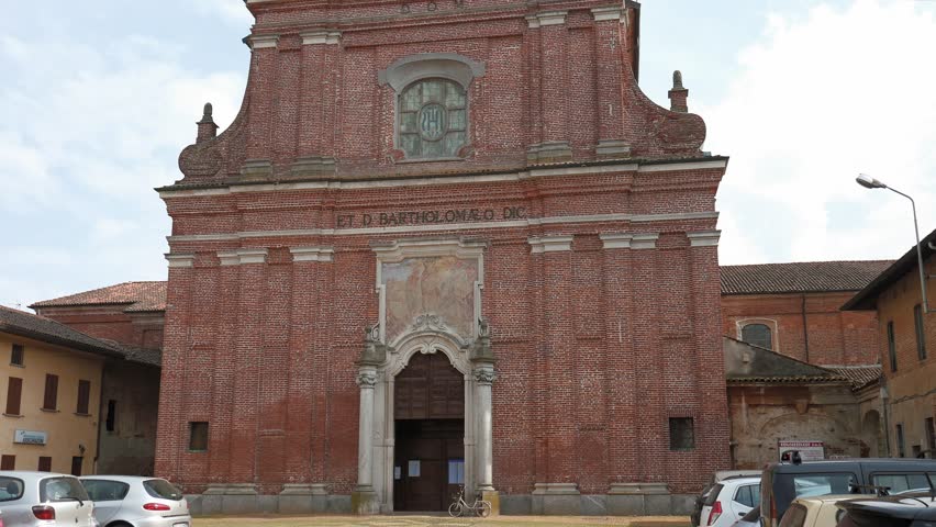 San Bartolomeo church in Cassolnovo, PV, Italy